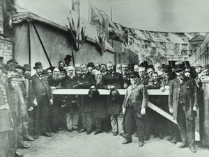 Westferry Road: tolvrij maken van de weg, 1885