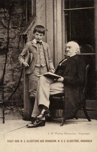 William Ewart Gladstone door English Photographer