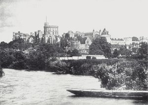 Windsor Castle vanaf de Theems door English Photographer