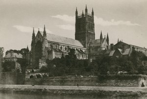 Kathedraal van Worcester, vanuit het zuidwesten