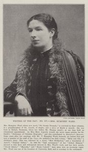Schrijvers van de dag, Mrs Humphry Ward door English Photographer