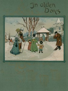 1905 kalender met vers van Alfred Austin door English School