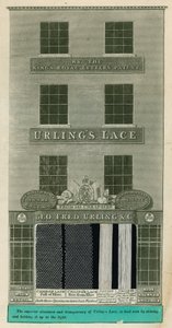 392 Strand, Londen; Geo. Fred. Urling & Co, Kantmakers door English School