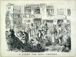 Een hof voor koning Cholera, illustratie uit 