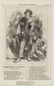 Een Doggerel Adres aan het Nieuwe Jaar (gravure) door English School