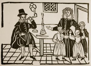 Een familieportret, begin 17e eeuw door English School