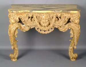Een George II console tafel, c.1740