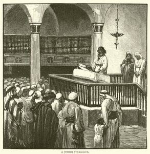 Een Joodse synagoge door English School
