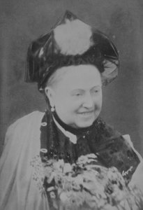 Een Jubileumportret van Koningin Victoria (1819-1901) Lachend, 21 juni 1887
