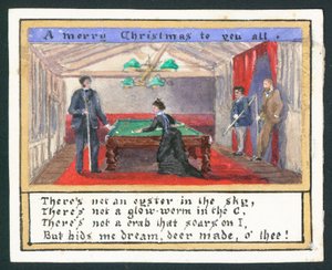 Een vrolijk kerstfeest voor jullie allemaal - groetkaart