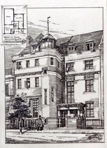 Een beeldhouwersatelier, 1892 door English School