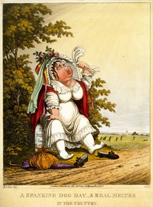 Een Honden Dag & Echte Smelter op het Platteland, gegraveerd door George Hunt, gepubliceerd door Thomas McLean, Londen, 1827