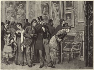 Een zondagmiddag in een kunstgalerij door English School