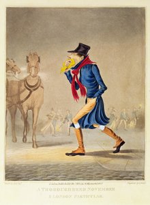 Een volbloed november en Londen Bijzonder, uitgegeven door T. McLean, 1827 door English School