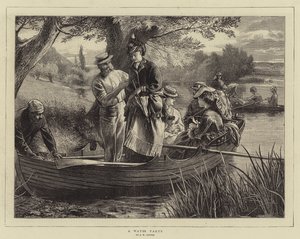 Een Waterpartij (gravure)