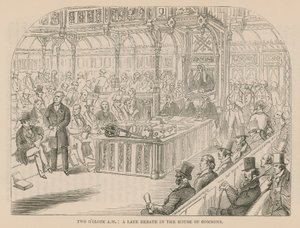 Een laat debat in het Lagerhuis door English School