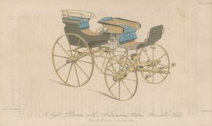 Een lichte Phaeton met Ackermanns patent beweegbare assen door English School