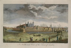 Een noordwestelijk uitzicht op de Tower of London door English School