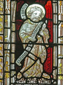 Een noordelijk raam met St. Bartholomeus