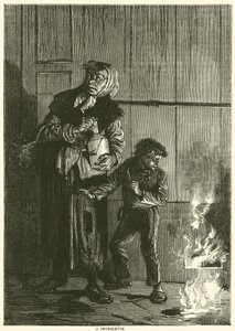 Een petroleuse, april 1871 door English School