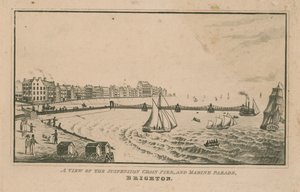Uitzicht op de hangende Chain Pier en Marine Parade door English School