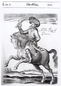 Abbas, koning van Perzië, uit 