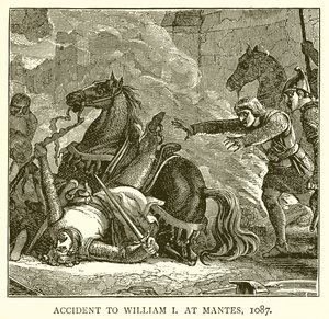 Ongeluk van Willem I bij Mantes, 1087