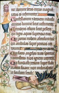 Psalm 103 met grotesken, uit de 