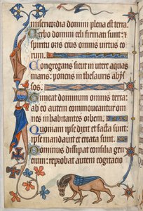 Add. 42130, f.61v, Psalm 32, gevleugeld paard, uit 