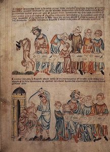 Salome danst voor Herodes en de dood van Johannes de Doper, uit de 