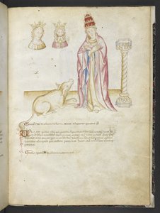 Joachimi Abbatis de Curatio, et Anselmi, Episcopi Marsicani, Vaticinia xxx de Pontificibus Romanis; scil., a Nicolao III. ad Innocentium VIII, c.1500 door English School