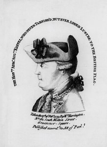 Admiraal Augustus Keppel door English School