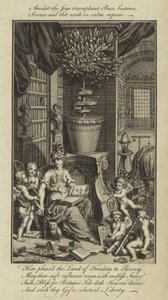 Te midden van de vreugde die triomfantelijke vrede schenkt, juichen wetenschap en kunst in kalme rust door English School