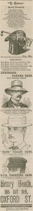 Advertentie voor Henry Heath, 105-109 Oxford Street, Londen, The Hatterie