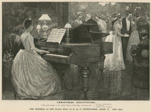 Advertentie voor pianomaker John Brinsmead and Sons, Wigmore Street, Londen