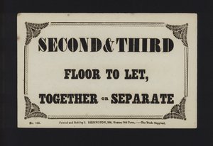 Advertentie: Tweede en derde verdieping te huur, samen of apart (type) door English School