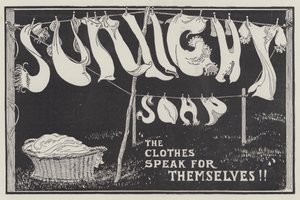 Advertentie, Sunlight Soap door English School
