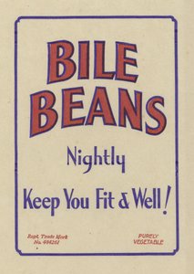 Advertentie voor Bile Beans door English School