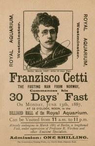 Advertentie voor Franzisco Cetti door English School