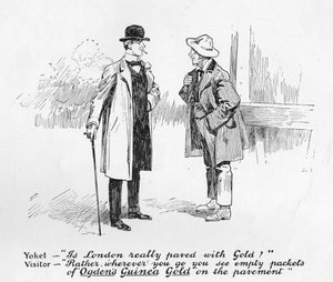 Advertentie voor Ogdens Guinea Gold Cigarettes, uit The Graphic, 19 juli 1902 door English School