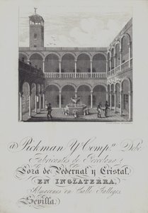 Advertentie voor Pickman and Co, porseleinfabrikanten door English School