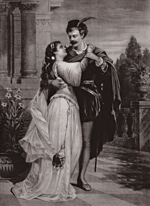 Advertentie voor Romeo en Julia, in het Opera House door English School