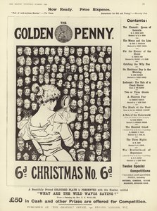 Advertentie voor The Golden Penny Christmas Number door English School