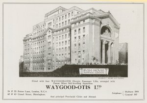 Advertentie voor Waygood-Otis Limited door English School
