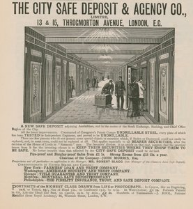 Advertentie voor de City Safe Deposit & Agency Co Limited door English School