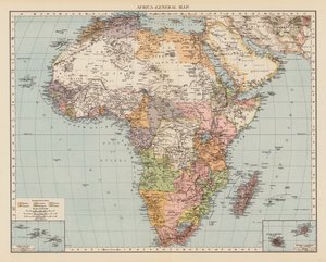 Afrika, Algemene kaart