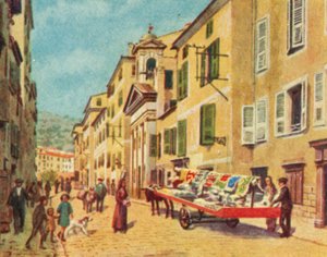 Ajaccio, een Corsicaanse straat