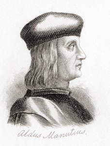 Aldus Pius Manutius door English School