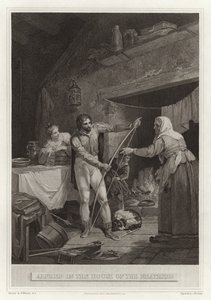 Alfred in het huis van de veehouder door English School