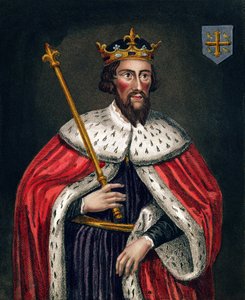 Alfred de Grote (849-99), naar een schilderij in de Bodleian Gallery
